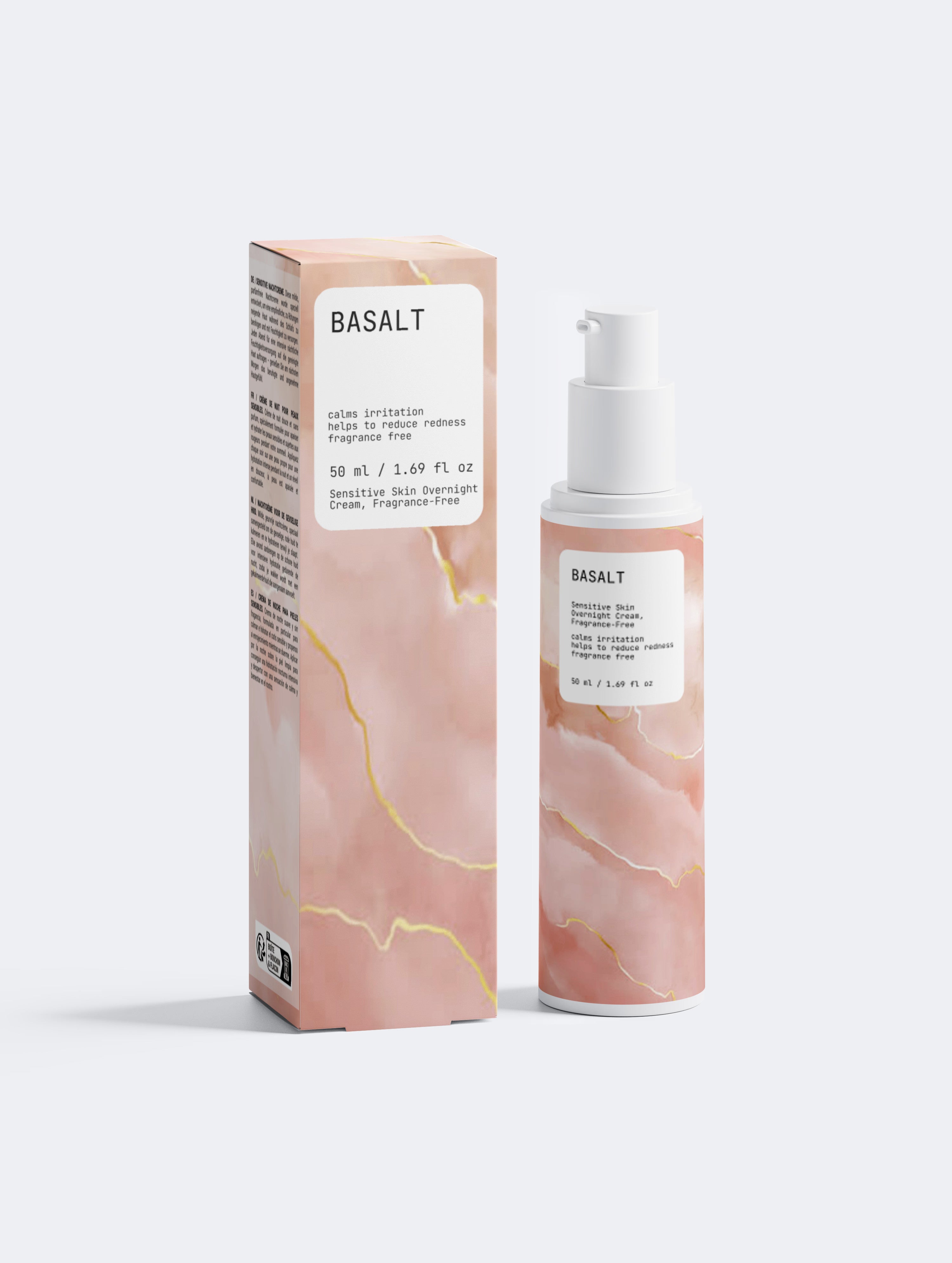 Sensitive Skin Overnight Cream, Fragrance-Free